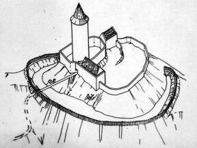 Zcenina hradu Leuchtentejn