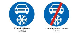Seznam silnic se zimn vbavou (zimn pneumatiky)