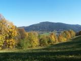 Podzimn pohled na Zlat Chlum z Priessnitzovch lazn