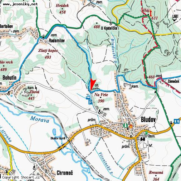 Mapa umístění