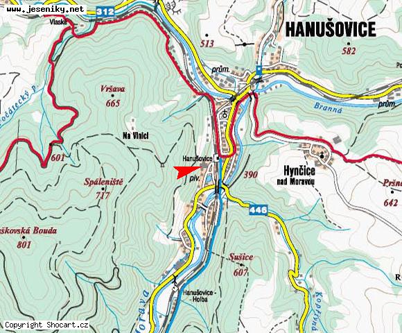 Mapa umístění