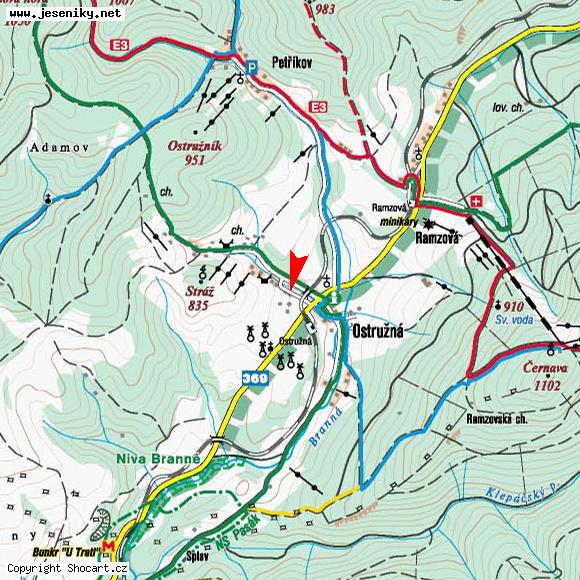 Mapa umístění