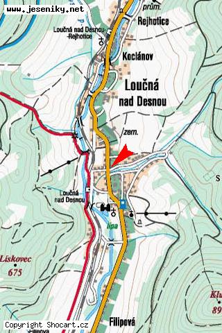 Mapa umístění