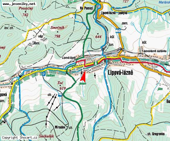 Mapa umístění