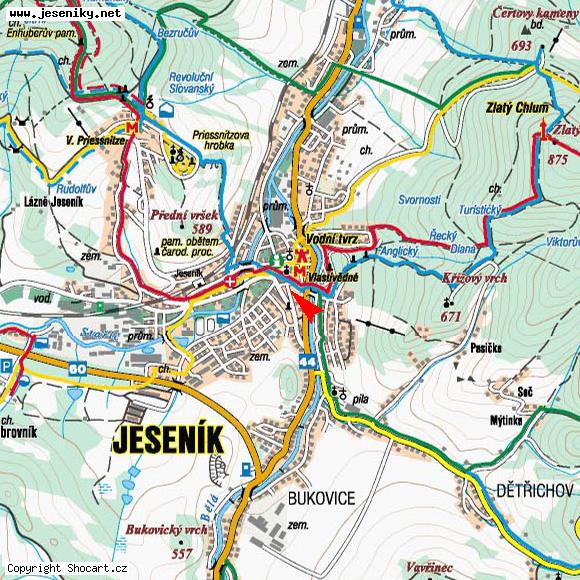 Mapa umístění