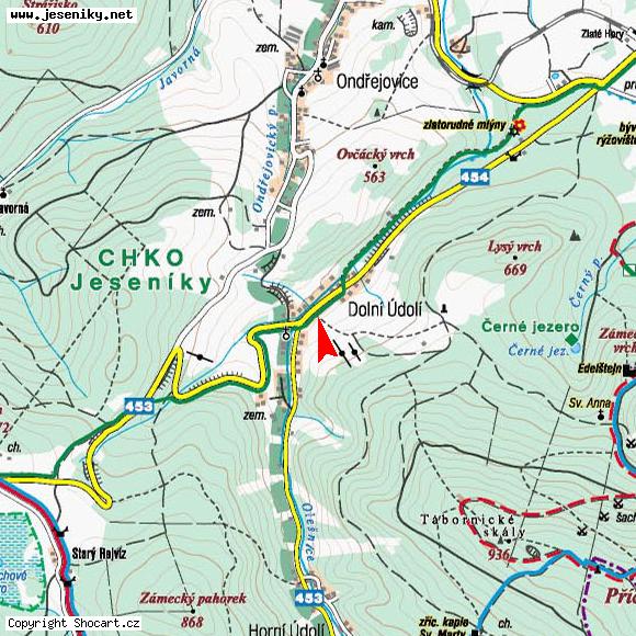 Mapa umístění